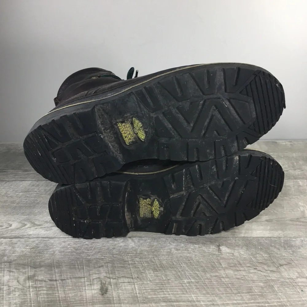 Mens Georgia Giant G8374 Work Steel Work Boots Waterproof Leather Size 10.5 M